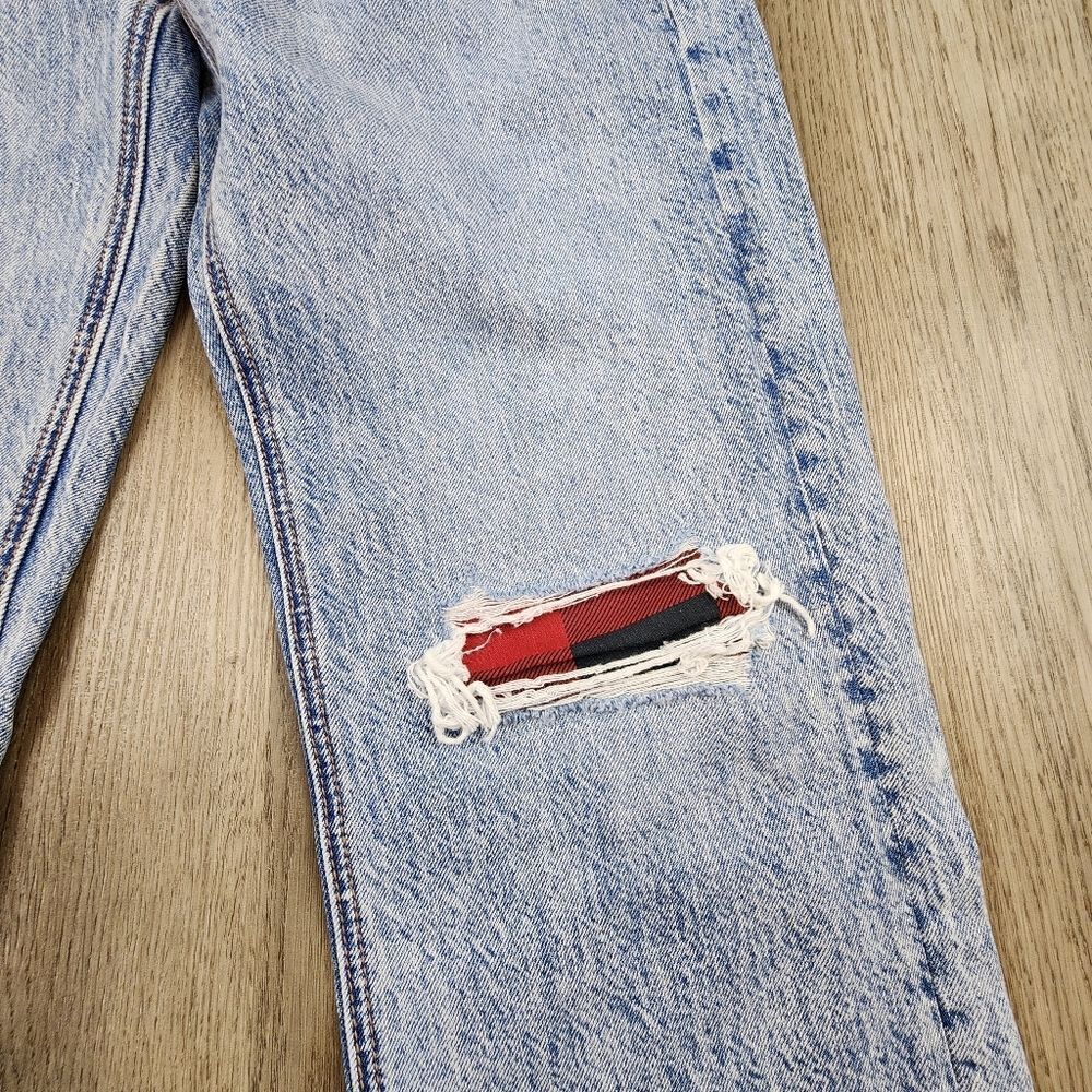 Ameeican Eagle Hifhest Rise 90's Boyfriend Jeans Size 2 - Picture 3 of 10